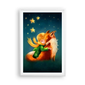 Poster in white frmae - Little Prince - 61x91 cm