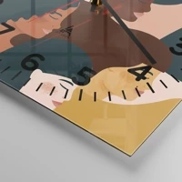 Clock face with numbers