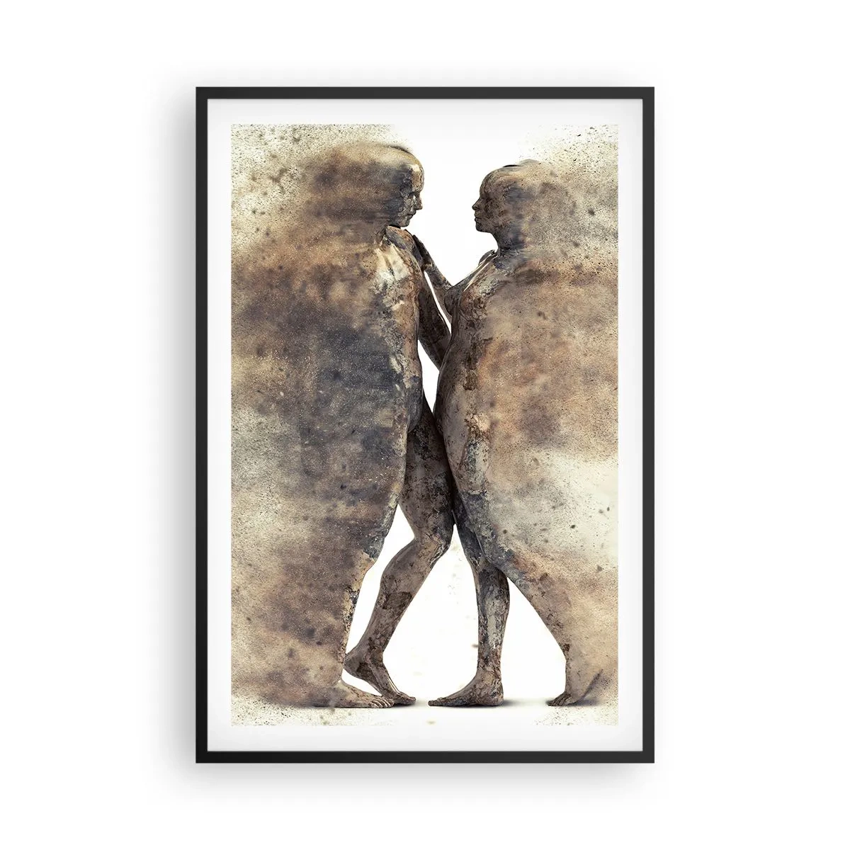 Poster in black frame - From Dust They Rose to Love - 61x91 cm