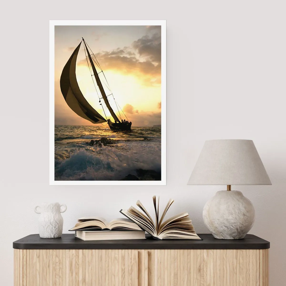 Poster - With and against the Wind - 70x100 cm