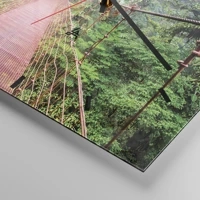 Clock face with lines