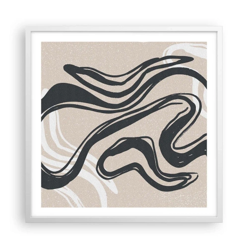 Poster in white frmae - Multiplied Expression - 60x60 cm