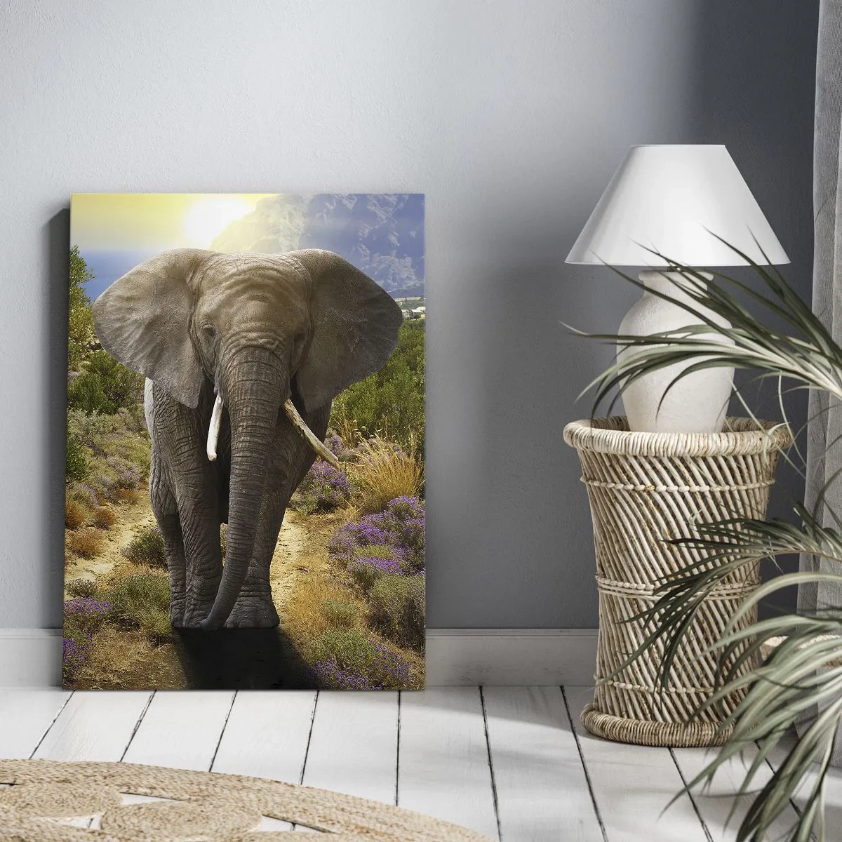 Canvas picture - This is What Eden Looked Like - 65x120 cm