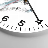 Clock face with numbers