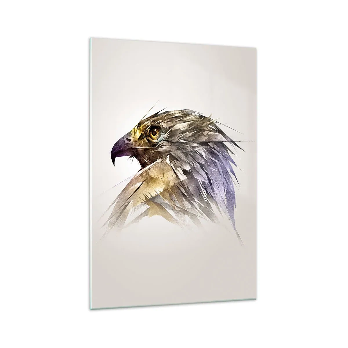 Glass picture - Portrait of a Warrior - 70x100 cm