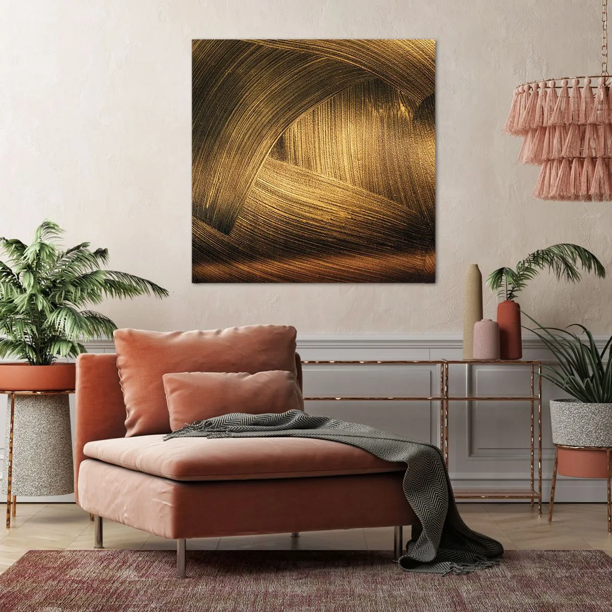 Canvas picture - In a Golden Labirynth - 60x60 cm