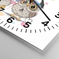 Clock face with numbers