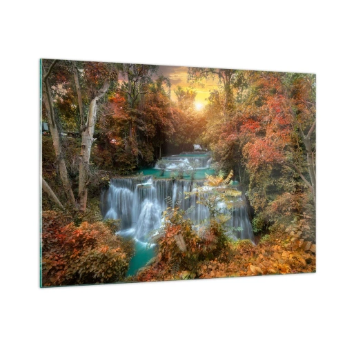 Glass picture - Hidden Forest Treasure - 100x70 cm