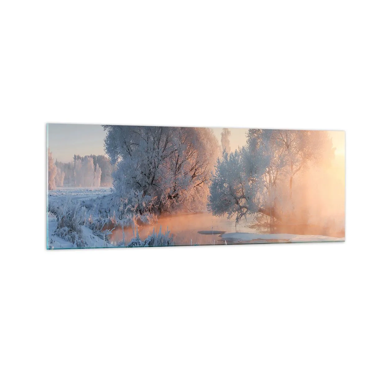 Glass picture - Everything Shines in Sunny Crystal - 140x50 cm