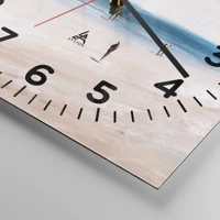 Clock face with numbers