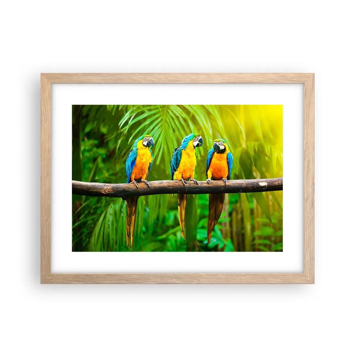 Poster in light oak frame - Did You Hear that She…? - 40x30 cm