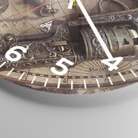 Clock face with numbers