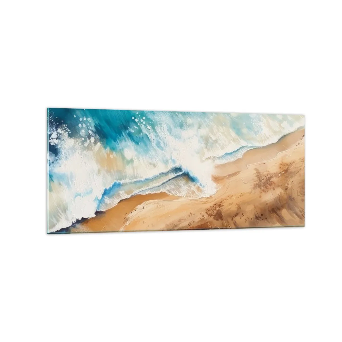 Glass picture - Returning Wave - 120x50 cm