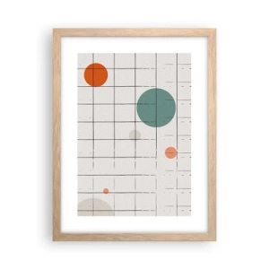 Poster in light oak frame - Imprisoned. Us or Them? - 30x40 cm