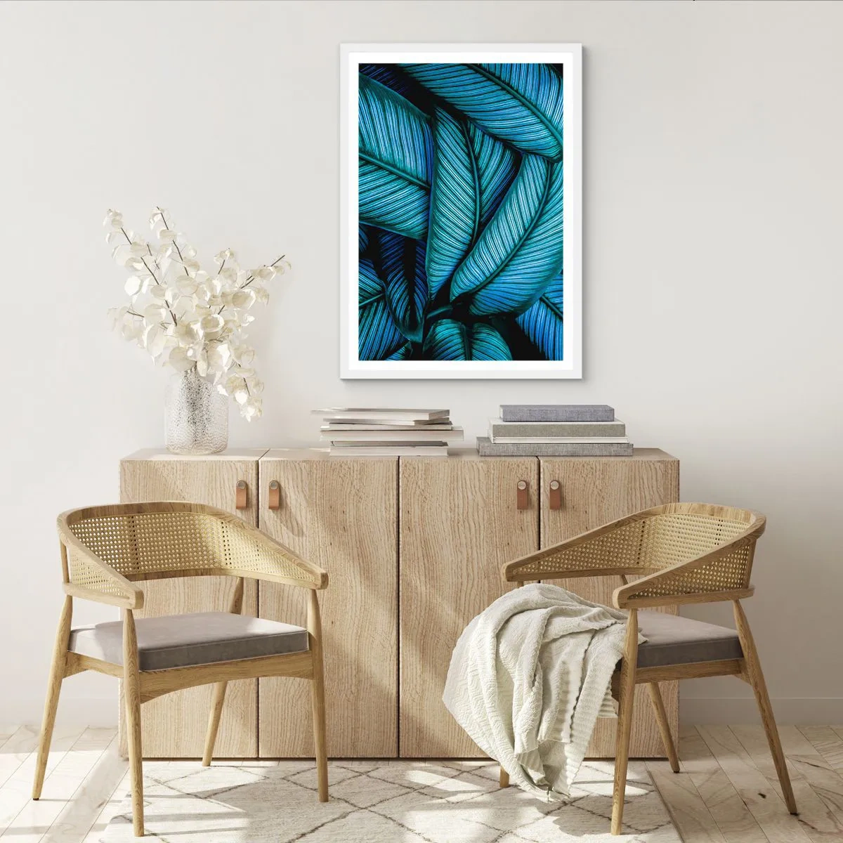 Poster in white frmae - Lifelines - 50x70 cm