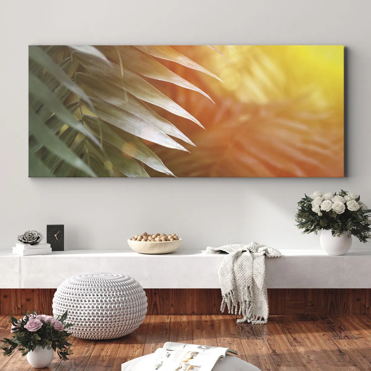 Canvas picture - Morning in the Jungle - 100x40 cm
