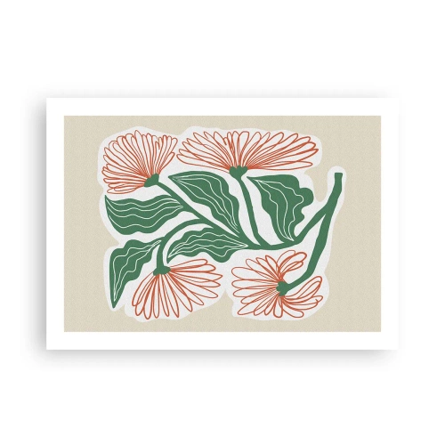 Poster - Folk and Modern - 70x50 cm