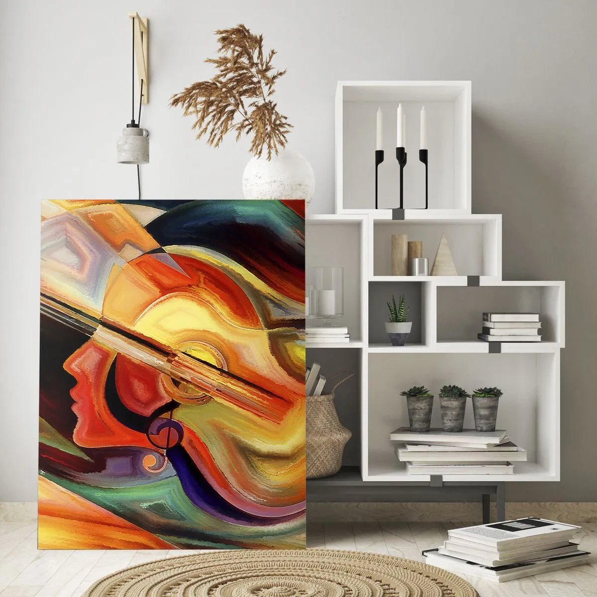 Glass picture - All Is Tuned Up - 80x120 cm