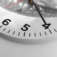 Clock face with numbers