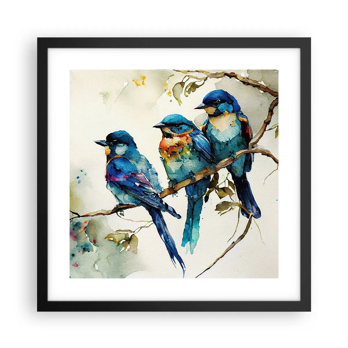 Poster in black frame - Is It Offended? - 40x40 cm