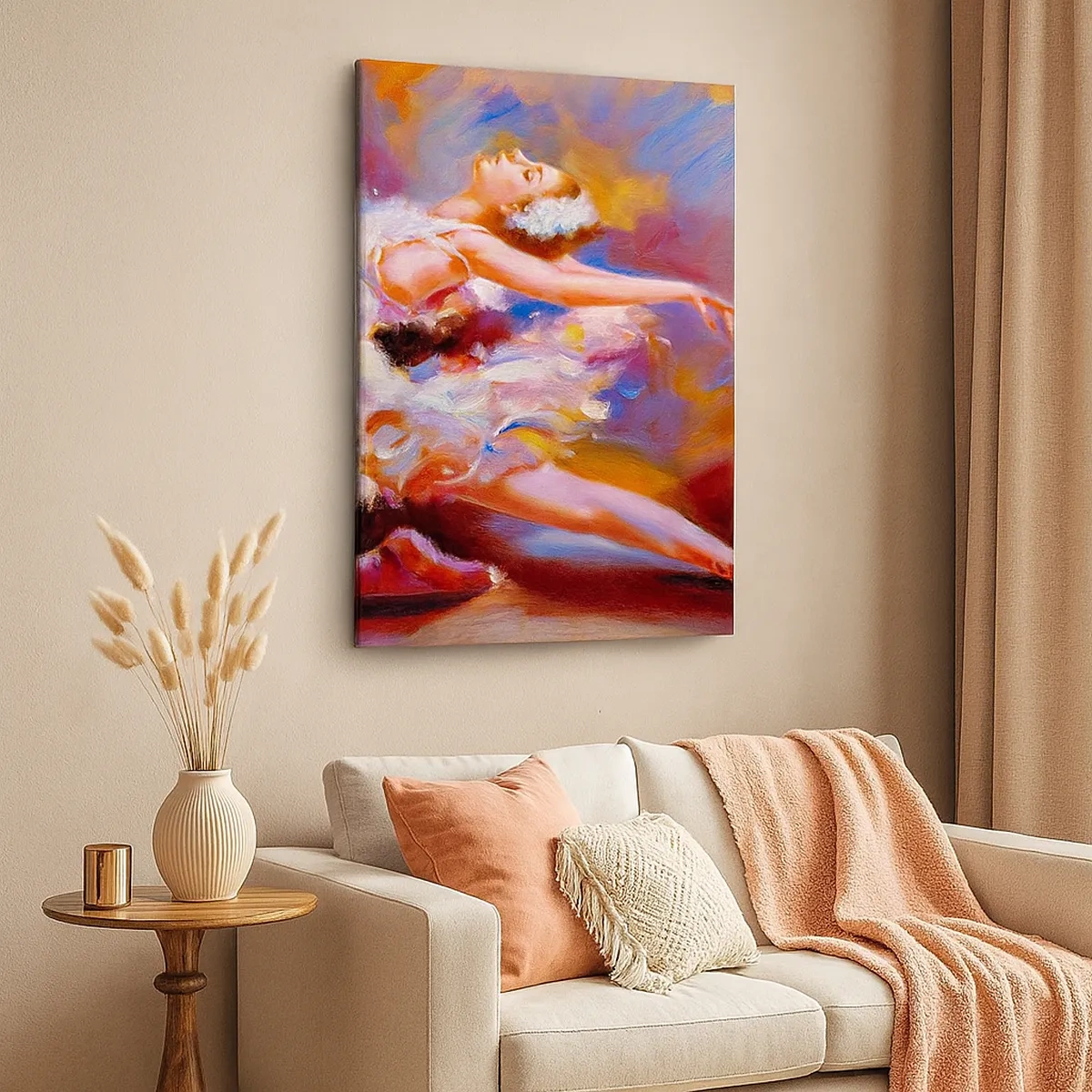 Canvas picture - Swan Gracefulness - 50x70 cm