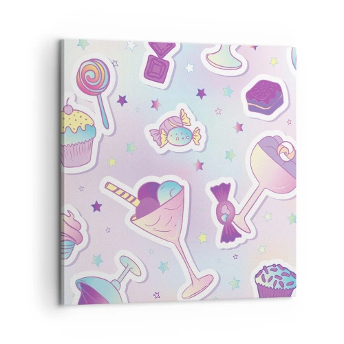 Canvas picture - Why We Can't Have Birthday Everyday? - 60x60 cm