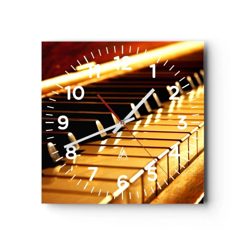 Wall clock - Clock on glass - Unlimited Possibilities - 40x40 cm