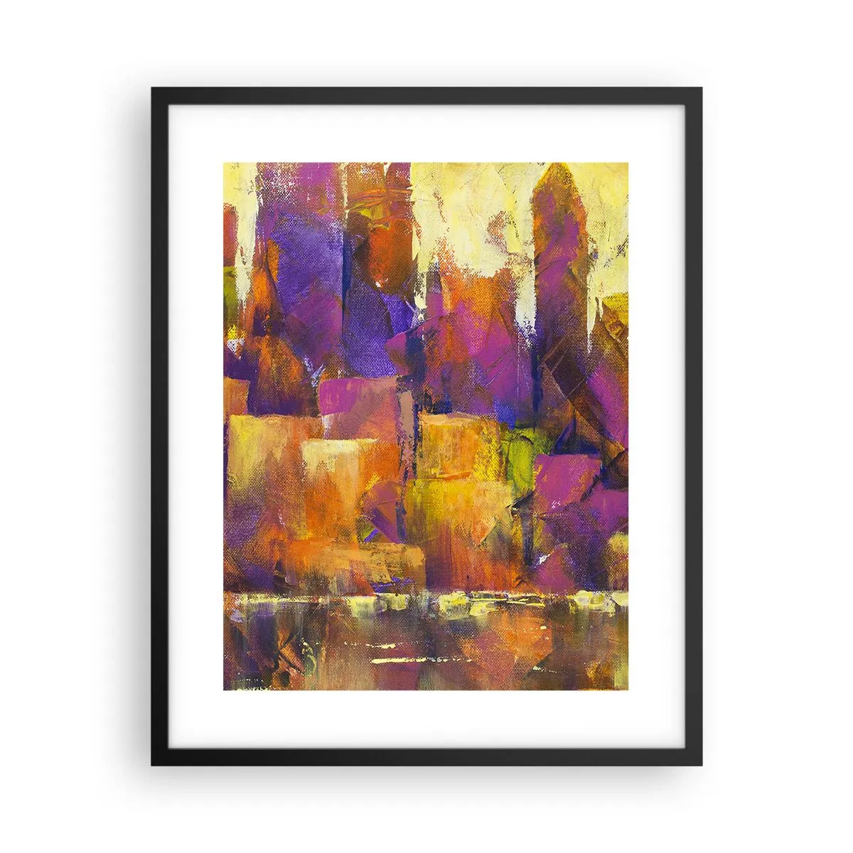 Poster in black frame - Metropolitan Composition - 40x50 cm