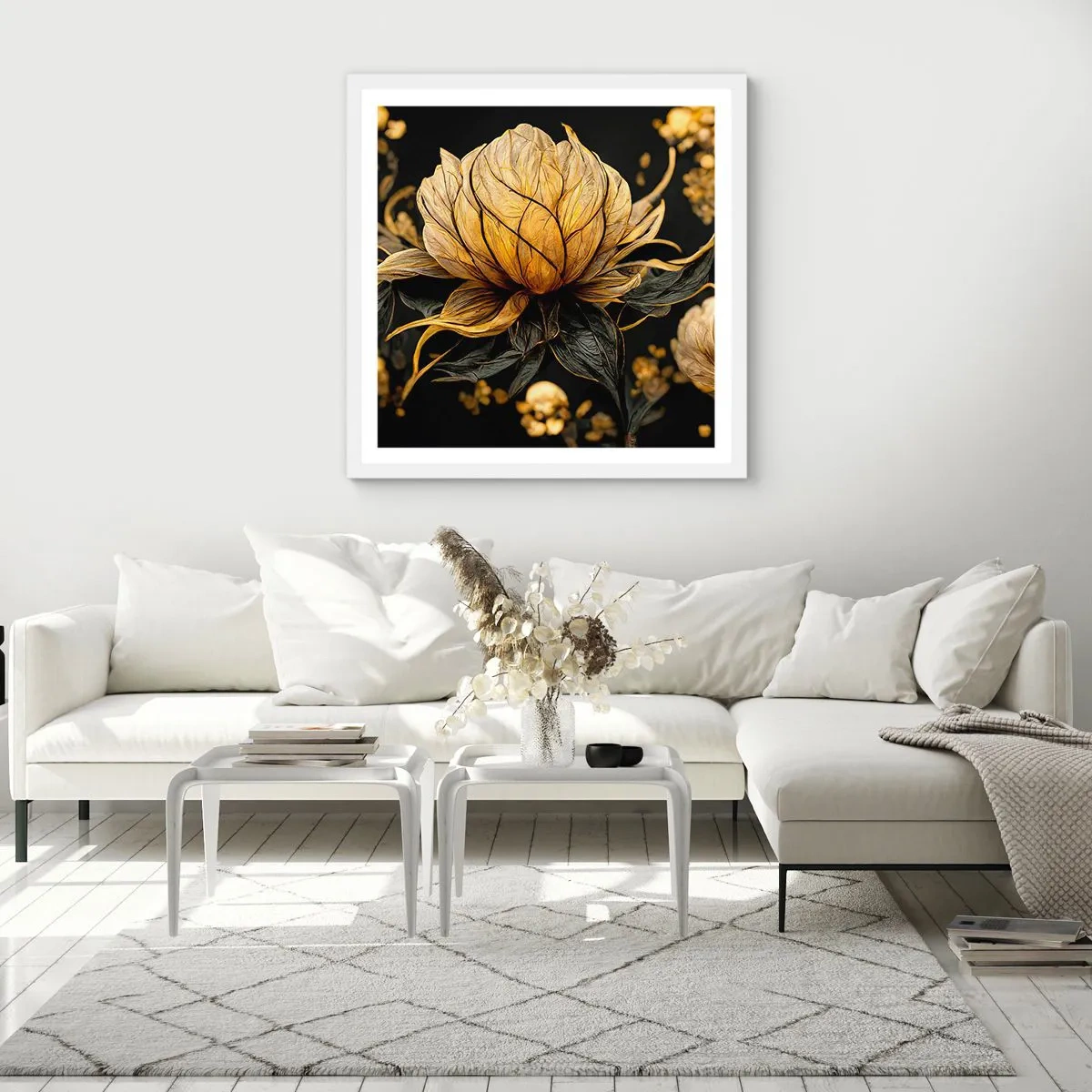 Poster in white frmae - Subtle Fragility - 50x50 cm