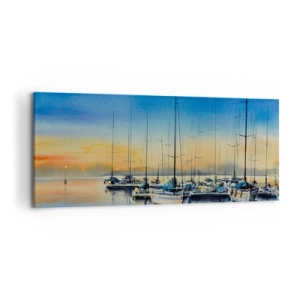 Canvas picture - The End of a Good Day - 120x50 cm