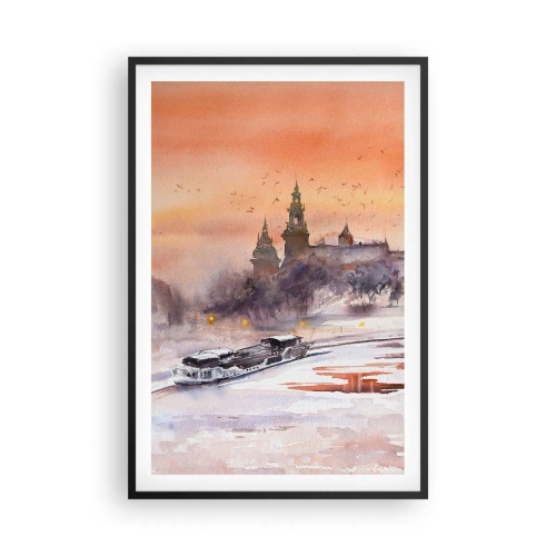 Poster in black frame - Royal Sunset - 61x91 cm