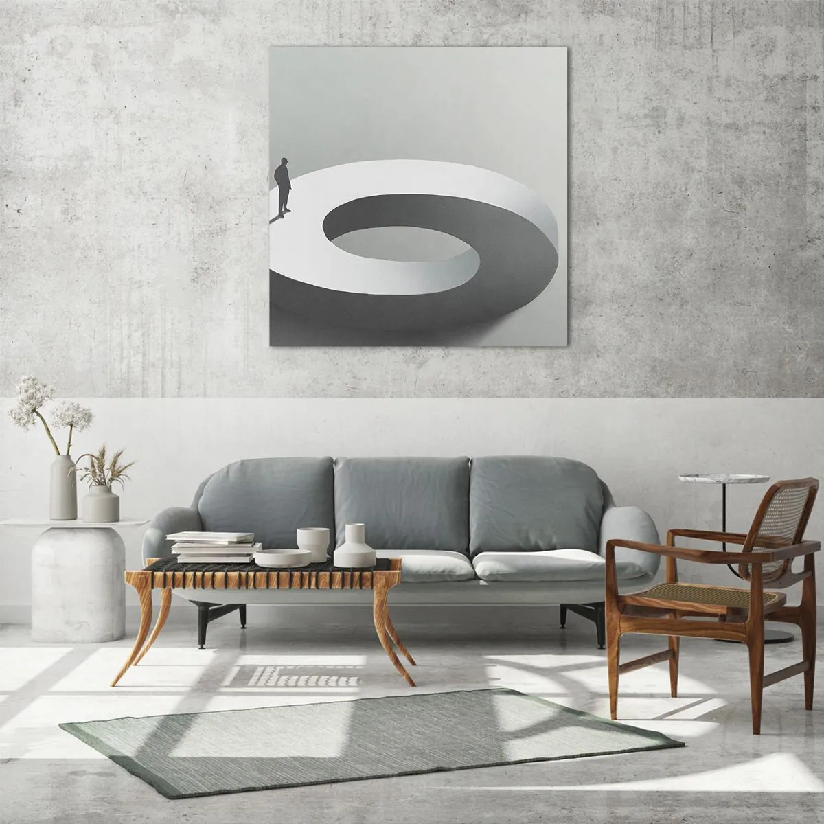 Glass picture - Puzzle It out - 70x70 cm