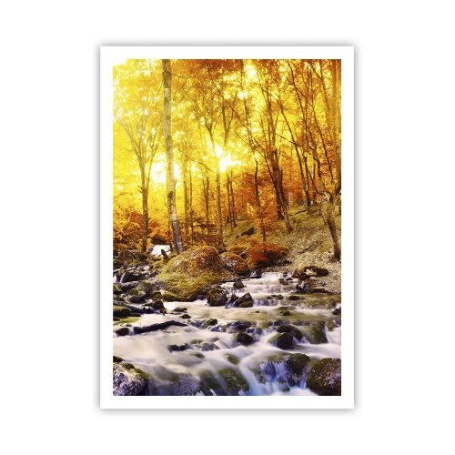 Poster - Stones Set in Gold and Platinum - 70x100 cm