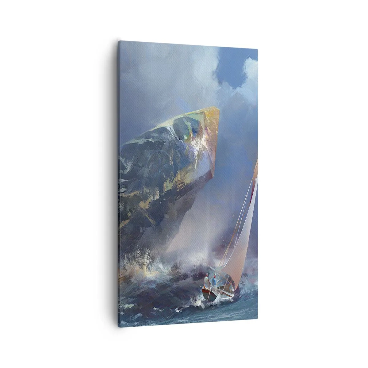 Canvas picture - Who Has the Courage, Wins - 55x100 cm