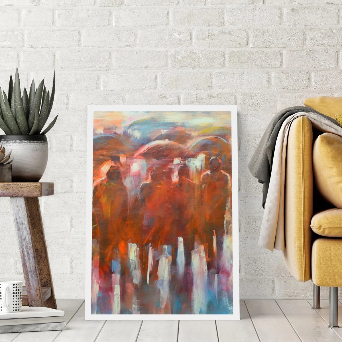 Poster - Equal in Rain and Fog - 40x50 cm