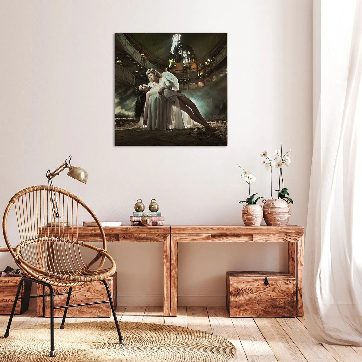 Canvas picture - Spirit of Old Theatre - 60x60 cm