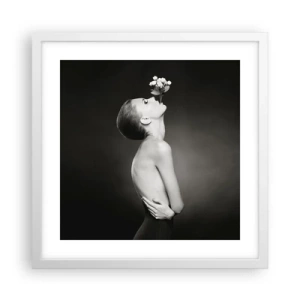 Poster in white frmae - Eccentric Elegance - 40x40 cm
