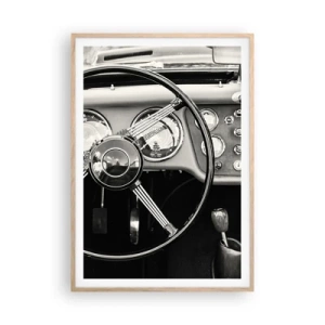 Poster in light oak frame - Collector's Dream - 70x100 cm