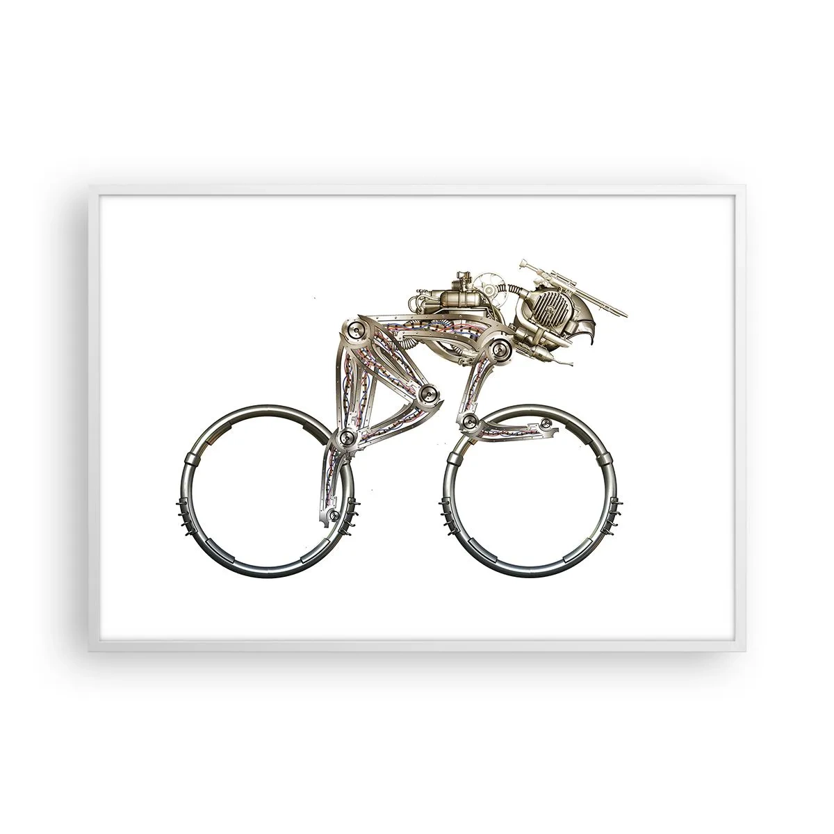 Poster in white frmae - Wonderful Machinery - 100x70 cm