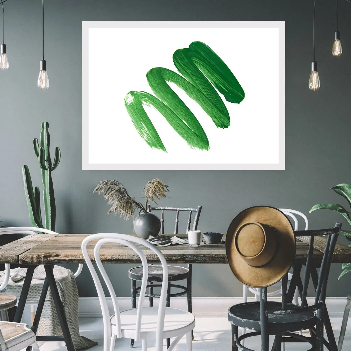 Poster - Green Joke - 40x30 cm