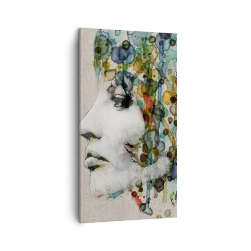 Canvas picture - Emerged from Greyness - 45x80 cm