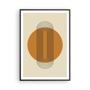 Poster in black frame - Perfect Plan - 70x100 cm