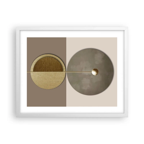 Poster in white frmae - Perfect Balance - 50x40 cm