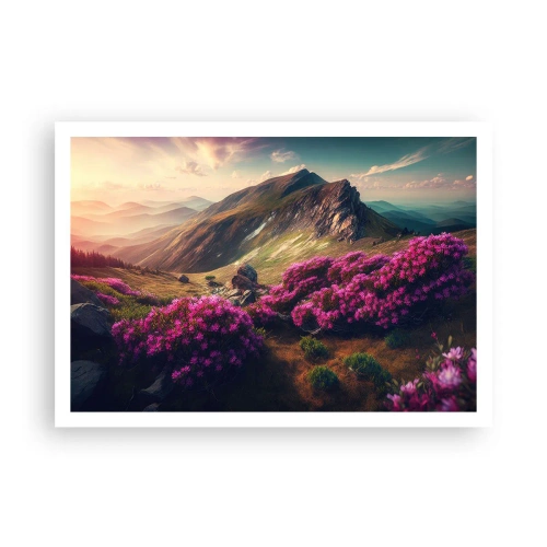 Poster - Summer in the Mountains - 100x70 cm