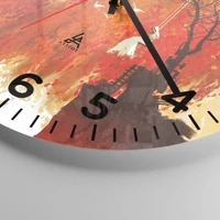 Clock face with numbers