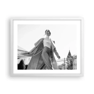 Poster in white frmae - Are You Coming With Me? - 50x40 cm