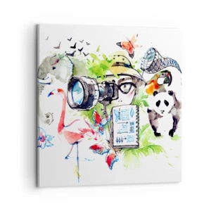 Canvas picture - In Travelller's Lens - 50x50 cm
