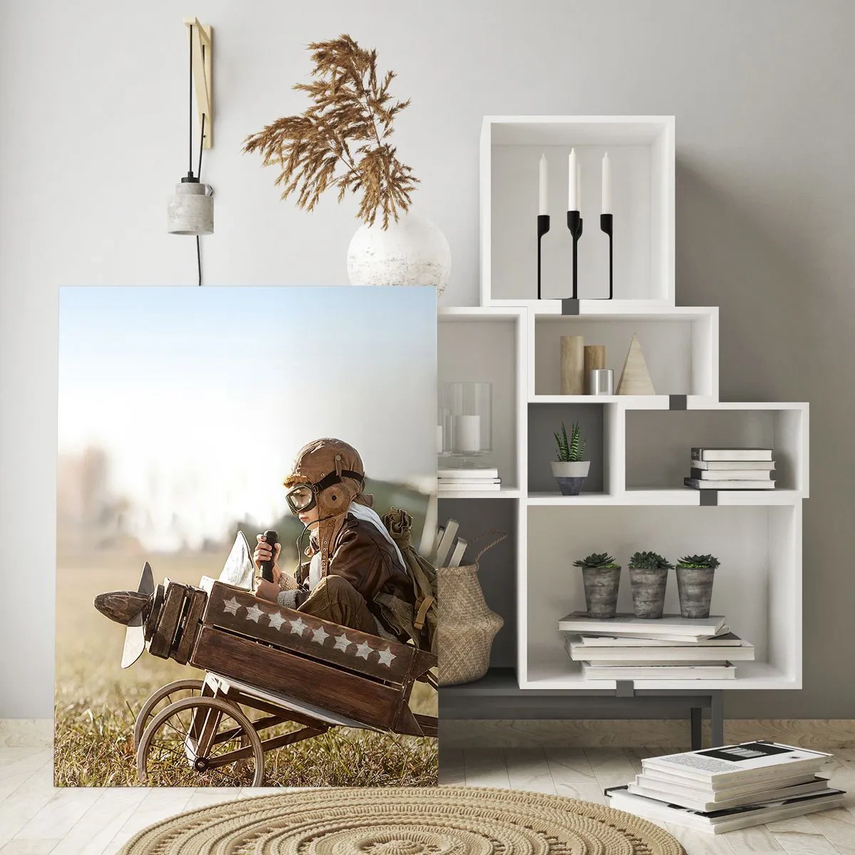 Glass picture - Take off for a Dream - 50x70 cm