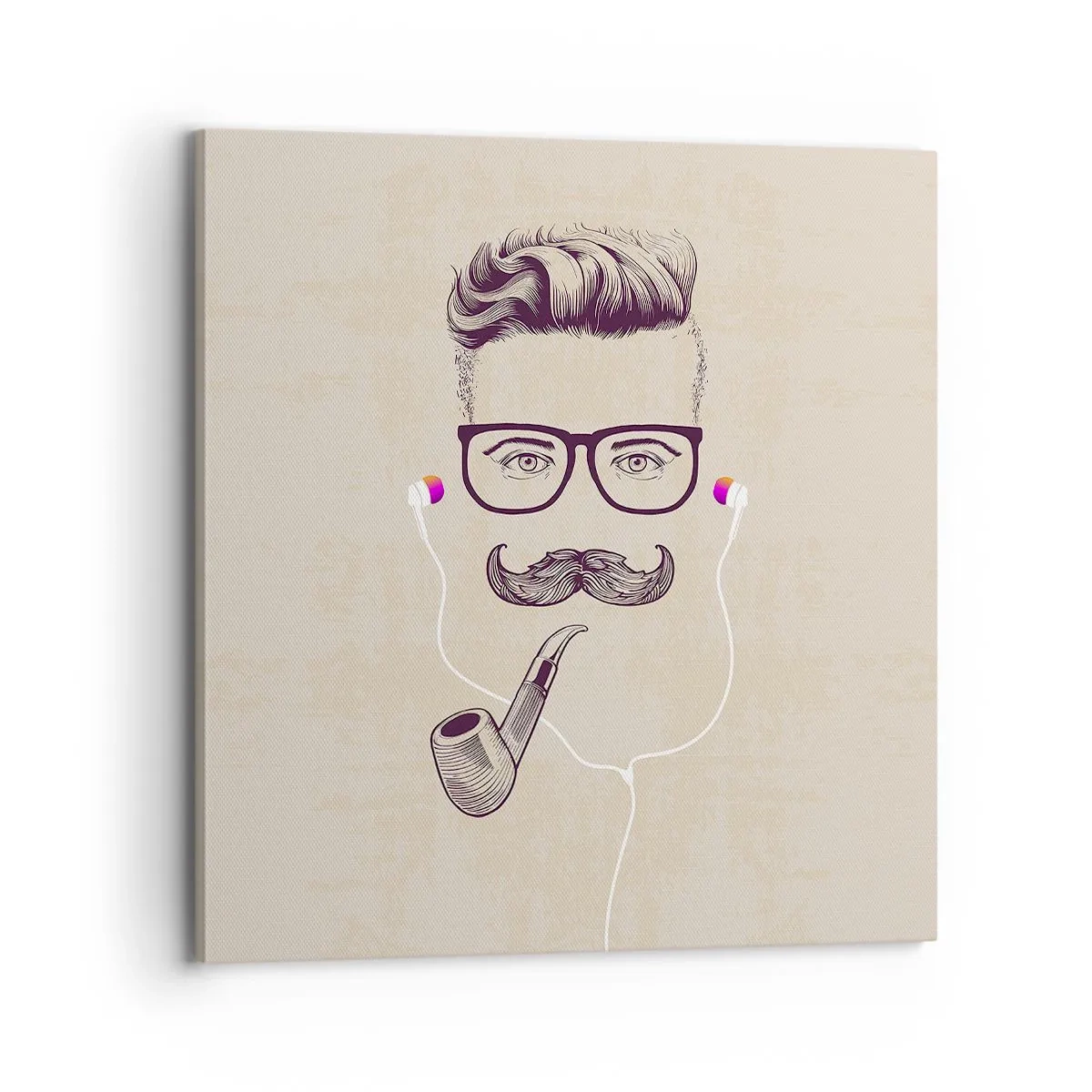 Canvas picture - A Real Man? - 70x70 cm