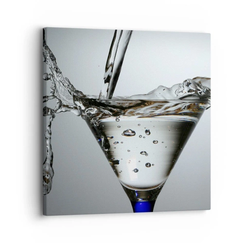 Canvas picture - On the Brim of a Glass - 30x30 cm